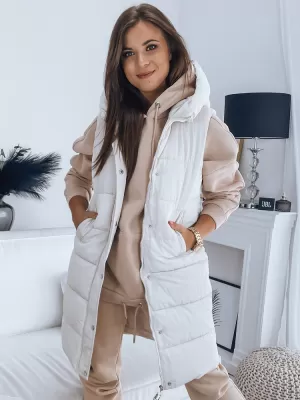 Dámská vesta DSTREET KRÉMOVÁ