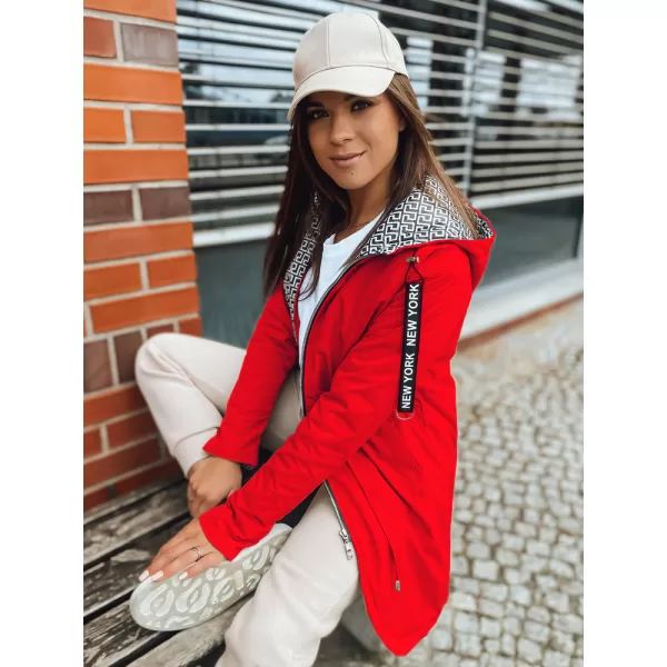  Dámská jarní bunda DSTREET ČERVENÁ 