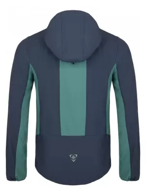 Pánská softshellová bunda KILPI BALANS-M SM0120KI TMAVĚ ZELENÁ