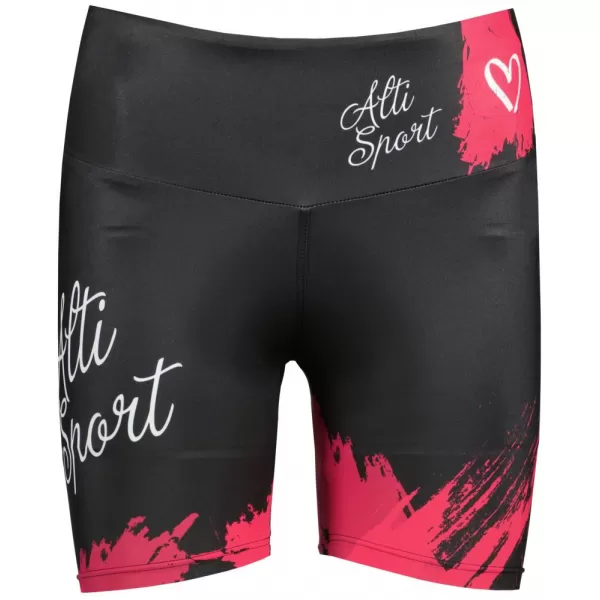  Dámské krátké legíny premium ALTISPORT SWE/ALW01bS03 ČERVENÁ 
