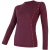Dámské termo triko s dlouhým rukávem SENSOR MERINO AIR 18200006 PORT RED