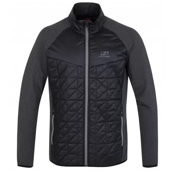  Pánská mikina HANNAH ENRYX ANTHRACITE/DARK GRAY MEL 