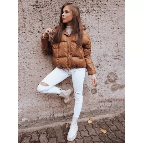  Dámská jarní bunda DSTREET HNĚDÁ 