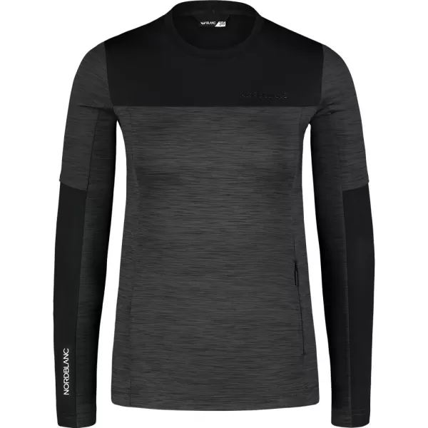  Dámské funkční triko NORDBLANC VIVACIOUS NBSFL7648 GREY MELANGE 