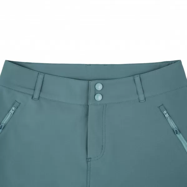  Dámské outdoor kalhoty KILPI LAGO-W SL0414KI TMAVĚ ZELENÁ 
