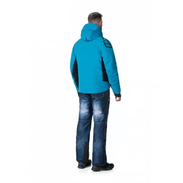  Pánské lyžařské kalhoty KILPI DENIMO-M SM0407KI TMAVĚ MODRÁ 