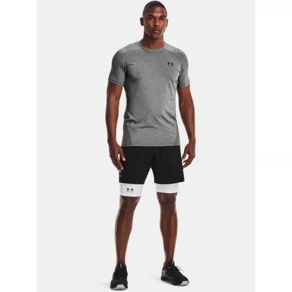  Pánské kompresní šortky UNDER ARMOUR HG ARMOUR LNG SHORTS 1361602-100 Bílá 