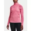 Dámské tričko UNDER ARMOUR TECH 1/2 ZIP - TWIST 1320128-676 Růžová
