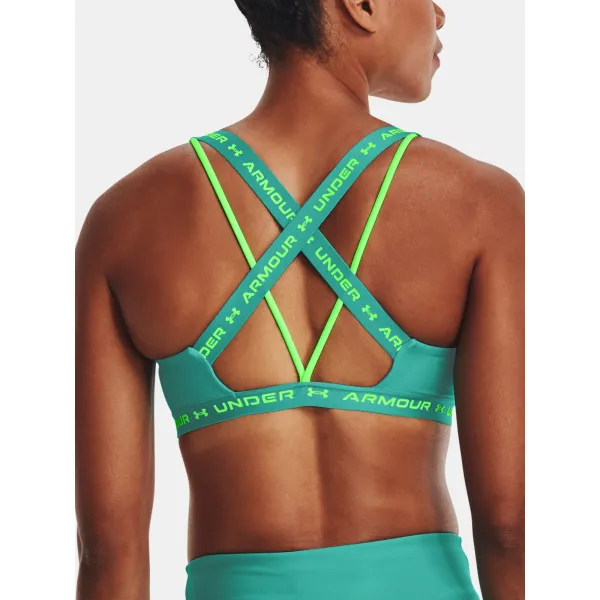  Dámská podprsenka UNDER ARMOUR UA CROSSBACK LOW 1361033-369 Zelená 