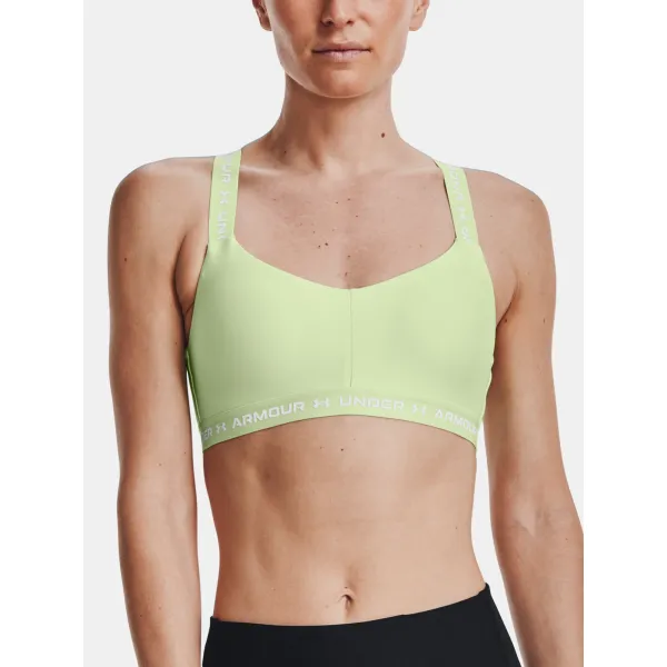  Dámská podprsenka UNDER ARMOUR UA CROSSBACK LOW 1361033-370 Zelená 