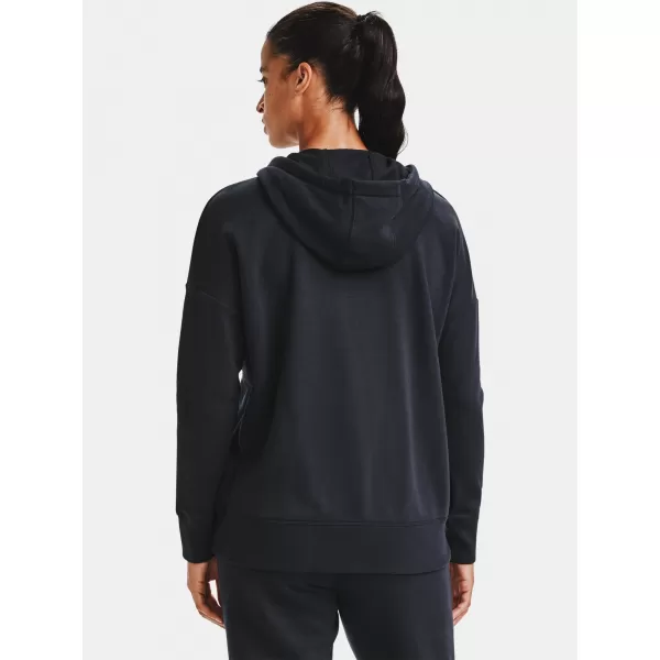  Dámská mikina UNDER ARMOUR RIVAL FLEECE FZ HOODIE 1356400-001 Černá 