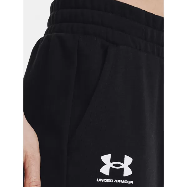  Dámské tepláky UNDER ARMOUR RIVAL FLEECE JOGGERS 1356416-001 Černá 