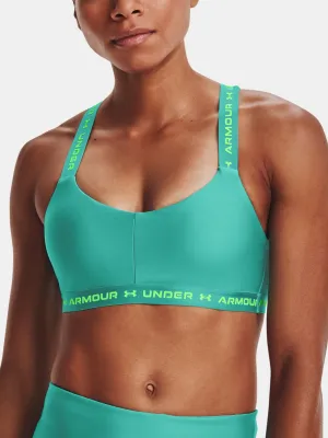 Dámská podprsenka UNDER ARMOUR UA CROSSBACK LOW 1361033-369 Zelená
