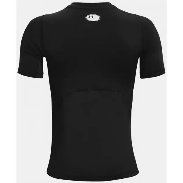  Chlapecké tričko UNDER ARMOUR HG ARMOUR SS 1361723-001 Černá 