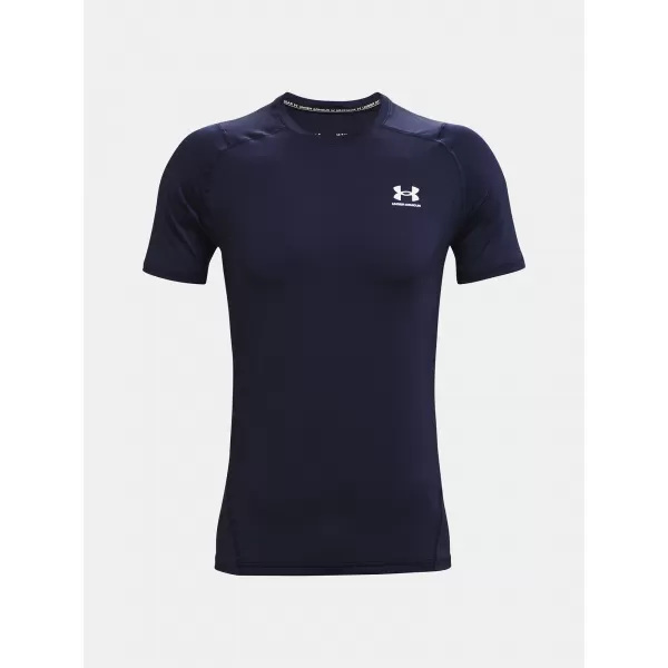  Pánské tričko UNDER ARMOUR HG ARMOUR FITTED SS 1361683-410 Modrá 