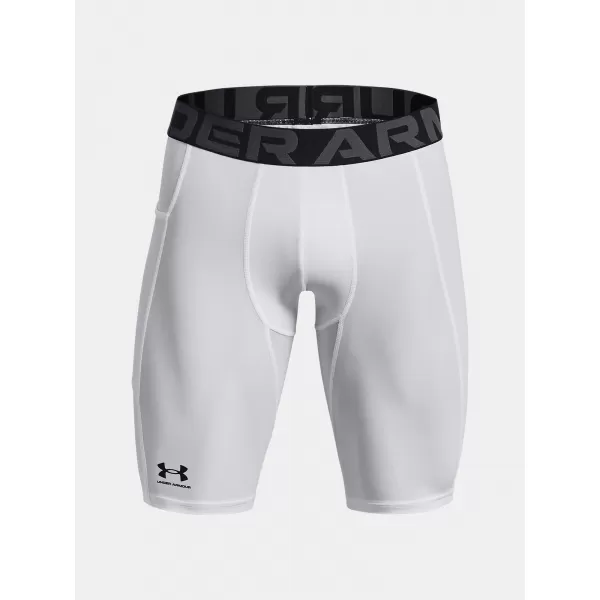  Pánské kompresní šortky UNDER ARMOUR HG ARMOUR LNG SHORTS 1361602-100 Bílá 