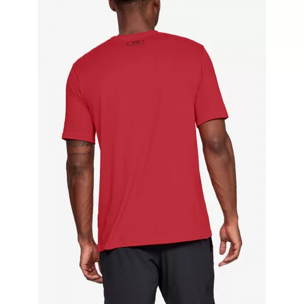  Pánské tričko UNDER ARMOUR SPORTSTYLE LEFT CHEST SS 1326799-600 Červená 