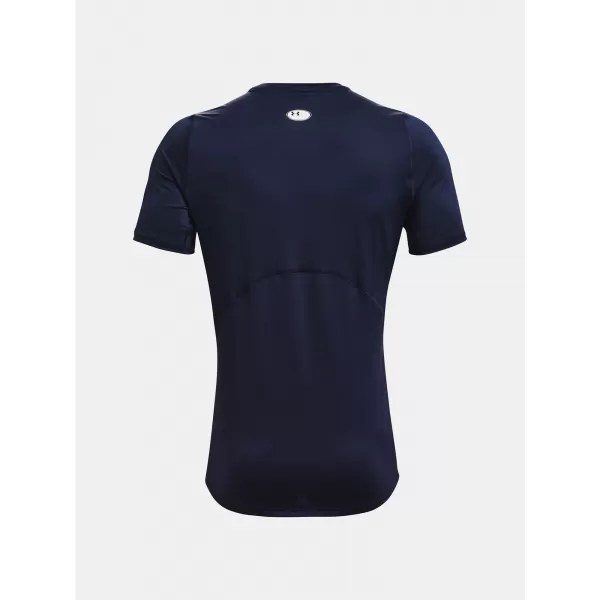 Pánské tričko UNDER ARMOUR HG ARMOUR FITTED SS 1361683-410 Modrá 
