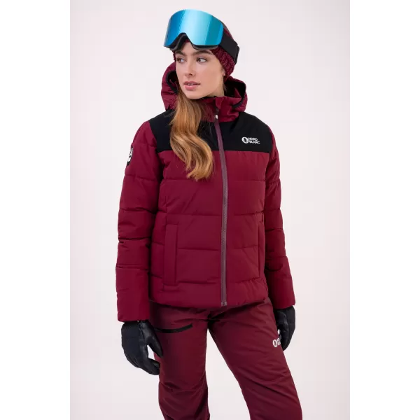  Dámská zimní bunda NORDBLANC VERNAL NBWJL7723 VÍNOVÁ 