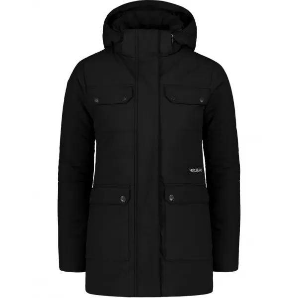  Dámský zimní kabát NORDBLANC NIPPY NBWJL7726 CRYSTAL ČERNÁ 