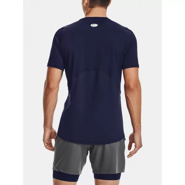  Pánské tričko UNDER ARMOUR HG ARMOUR FITTED SS 1361683-410 Modrá 