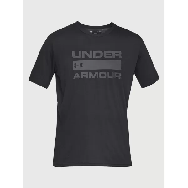  Pánské tričko UNDER ARMOUR TEAM ISSUE WORDMARK SS 1329582-001 Černá 