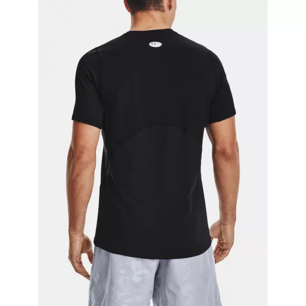  Pánské tričko UNDER ARMOUR HG ARMOUR FITTED SS 1361683-001 Černá 
