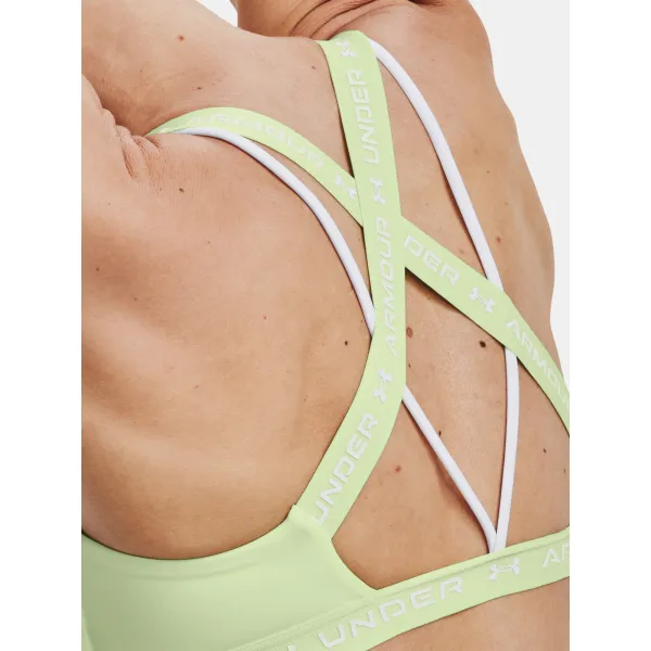  Dámská podprsenka UNDER ARMOUR UA CROSSBACK LOW 1361033-370 Zelená 