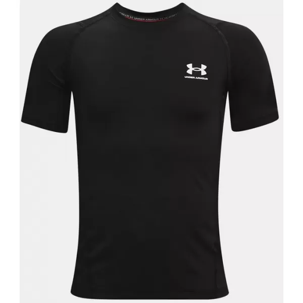 Chlapecké tričko UNDER ARMOUR HG ARMOUR SS 1361723-001 Černá 