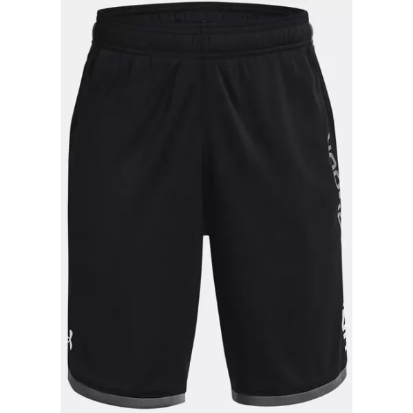  Chlapecké kraťasy UNDER ARMOUR STUNT 3.0 SHORTS 1361802-001 Černá 
