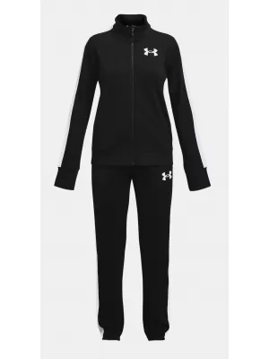 Dívčí souprava UNDER ARMOUR EM KNIT TRACK SUIT 1363380-002 Černá