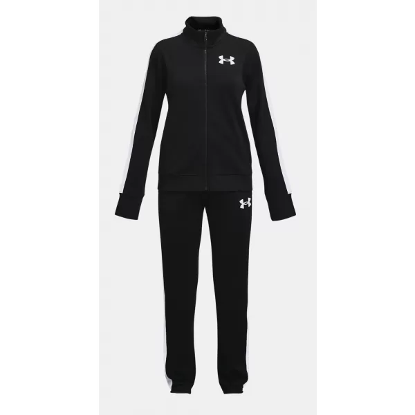  Dívčí souprava UNDER ARMOUR EM KNIT TRACK SUIT 1363380-002 Černá 
