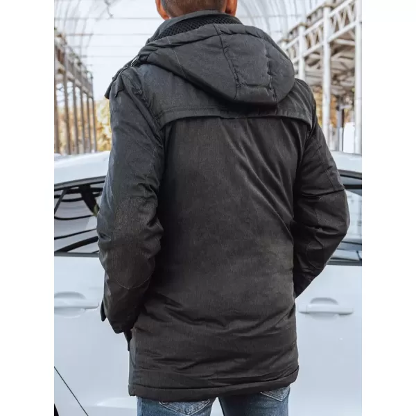  Pánská bunda DSTREET TMAVĚ ŠEDÁ 