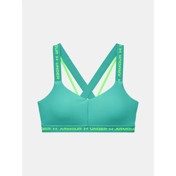  Dámská podprsenka UNDER ARMOUR UA CROSSBACK LOW 1361033-369 Zelená 