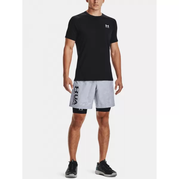  Pánské tričko UNDER ARMOUR HG ARMOUR FITTED SS 1361683-001 Černá 