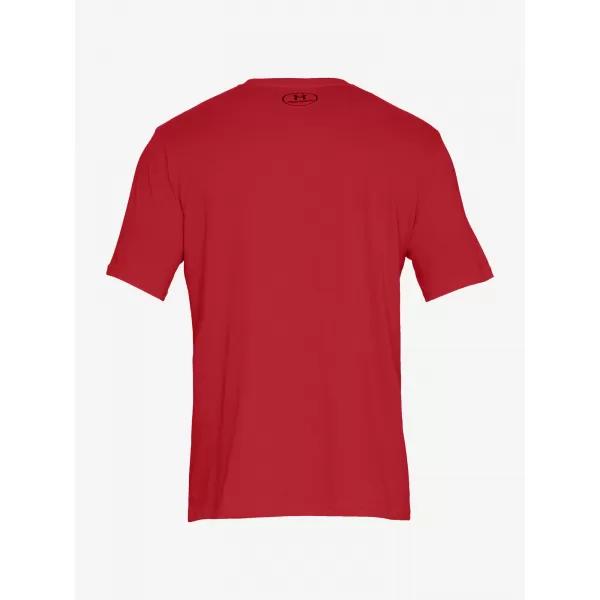  Pánské tričko UNDER ARMOUR SPORTSTYLE LEFT CHEST SS 1326799-600 Červená 