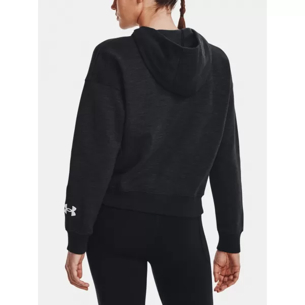  Dámská mikina UNDER ARMOUR ESSENTIAL SCRIPT HOODIE 1374107-001 Černá 