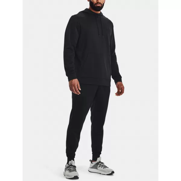  Pánská mikina UNDER ARMOUR UA ARMOUR FLEECE HOODIE 1373353-001 Černá 