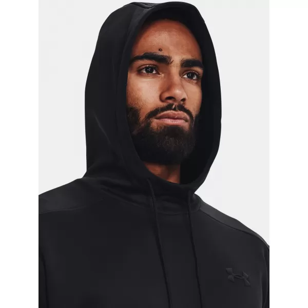  Pánská mikina UNDER ARMOUR UA ARMOUR FLEECE HOODIE 1373353-001 Černá 