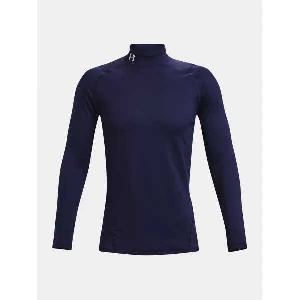  Pánské tričko UNDER ARMOUR UA CG ARMOUR FITTED MOCK 1366066-410 Modrá 