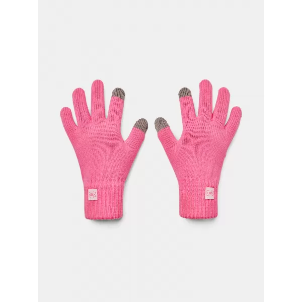  Dámské rukavice UNDER ARMOUR UA HALFTIME GLOVES 1373158-640 Růžová 
