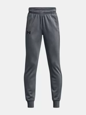 Chlapecké tepláky UNDER ARMOUR UA ARMOUR FLEECE JOGGERS 1373543-012 Šedá