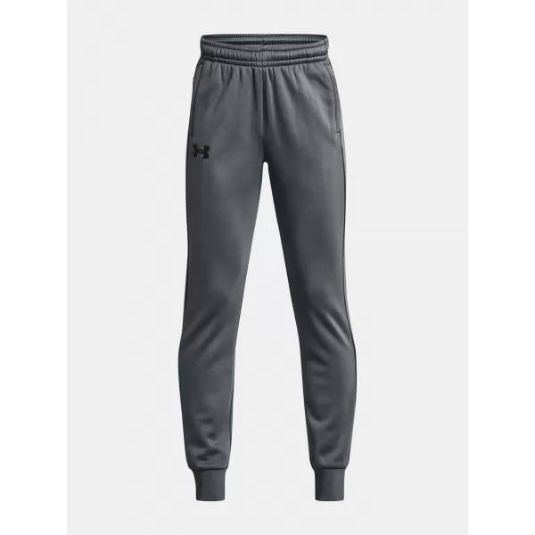  Chlapecké tepláky UNDER ARMOUR UA ARMOUR FLEECE JOGGERS 1373543-012 Šedá 