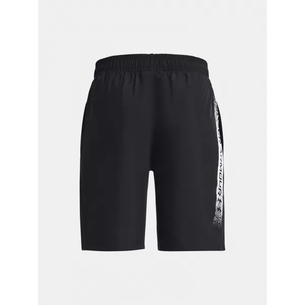  Chlapecké kraťasy UNDER ARMOUR UA WOVEN GRAPHIC SHORTS 1370178-003 Černá 