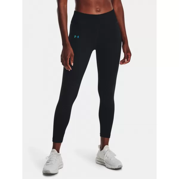  Dámské legíny UNDER ARMOUR UA RUSH SEAMLESS ANKLE LEG 1373928-001 Černá 