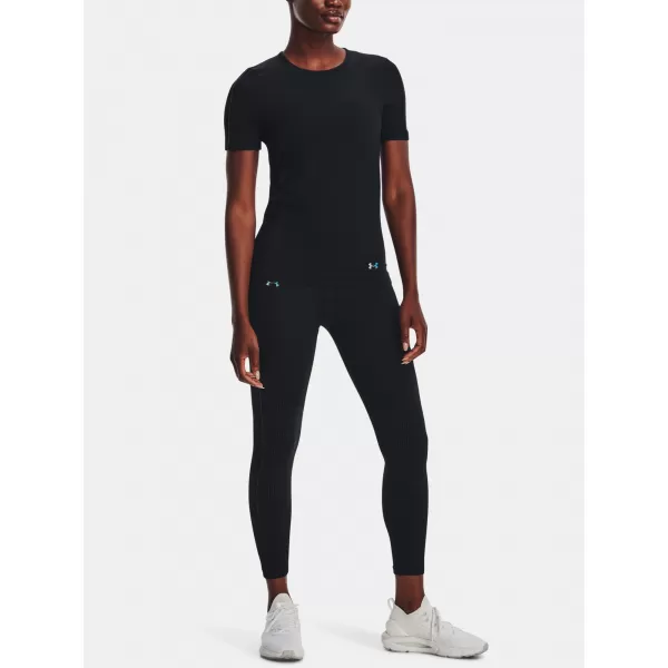  Dámské legíny UNDER ARMOUR UA RUSH SEAMLESS ANKLE LEG 1373928-001 Černá 