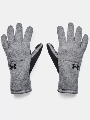 Pánské rukavice UNDER ARMOUR UA STORM FLEECE GLOVES 1365958-012 Šedá