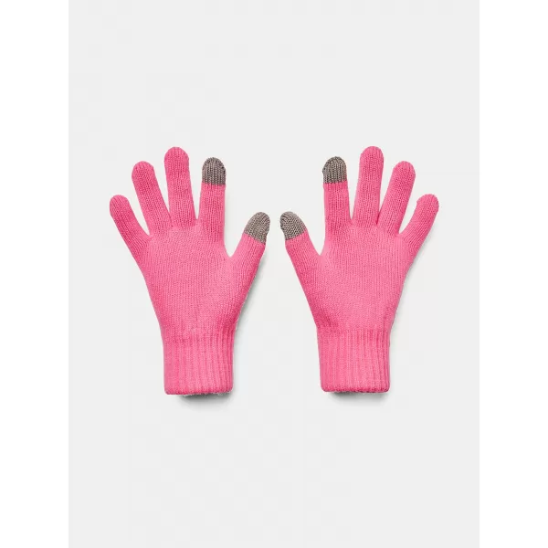  Dámské rukavice UNDER ARMOUR UA HALFTIME GLOVES 1373158-640 Růžová 
