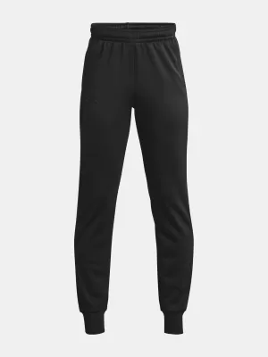 Chlapecké tepláky UNDER ARMOUR UA ARMOUR FLEECE JOGGERS 1373543-001 Černá