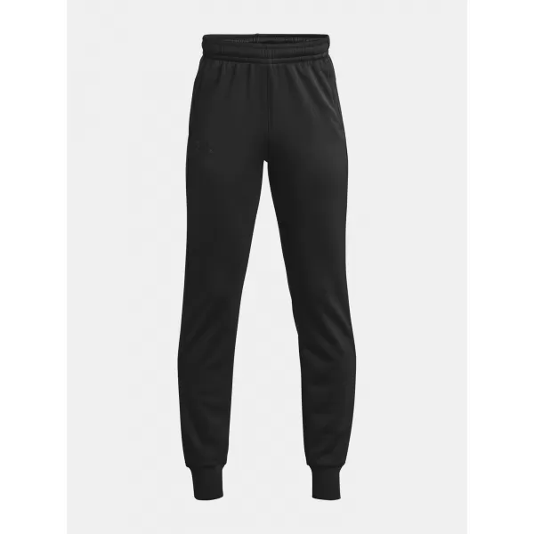  Chlapecké tepláky UNDER ARMOUR UA ARMOUR FLEECE JOGGERS 1373543-001 Černá 